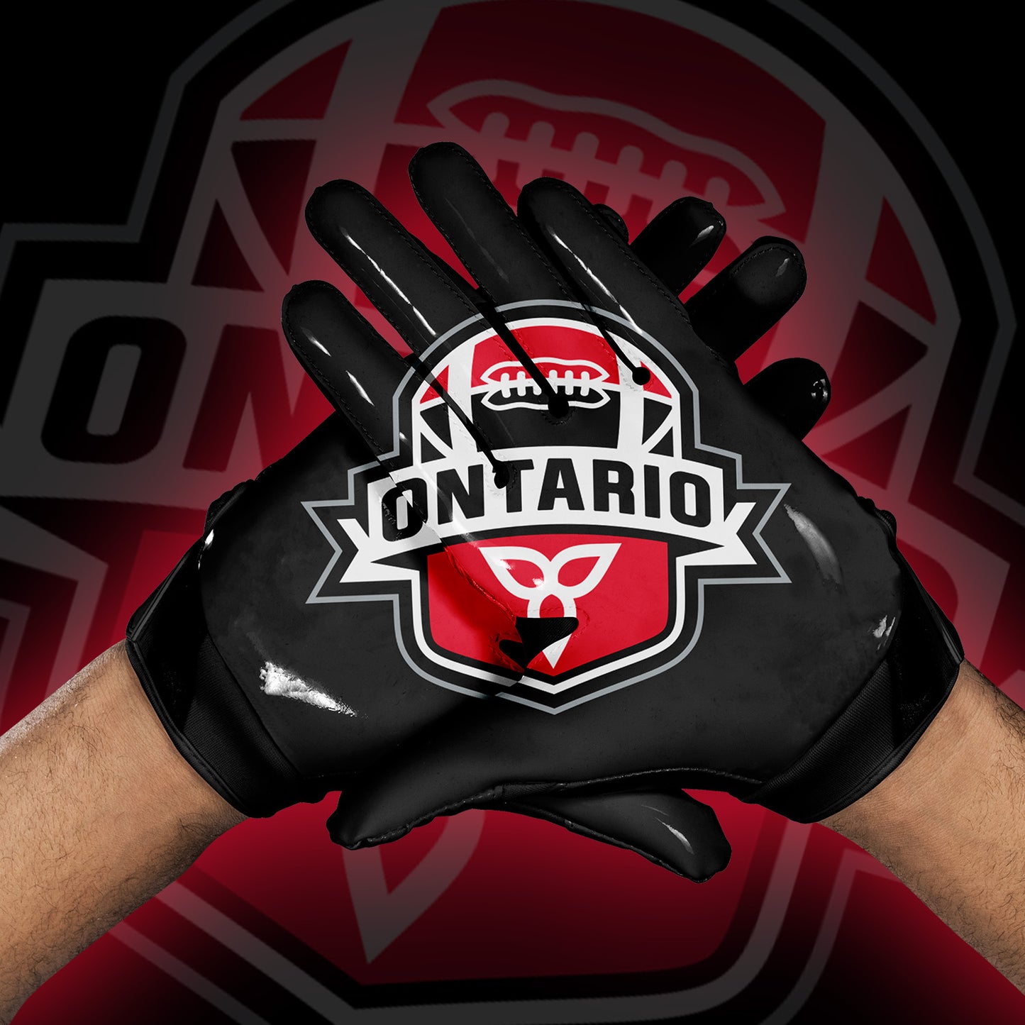 Team Ontario Football Gloves